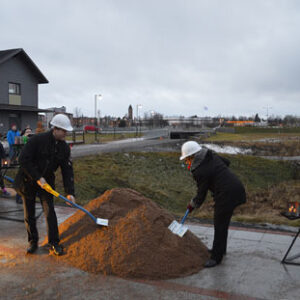 Spaden i marken för Barents center