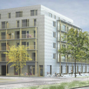 Unikt trähus uppförs i Lund