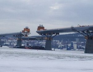 Sista lyftet över Sundsvallsfjärden