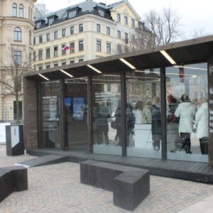 Paviljong öppnar upp för Nobel Center