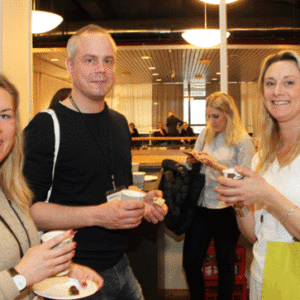 Studenterna fick egen dag på mässan