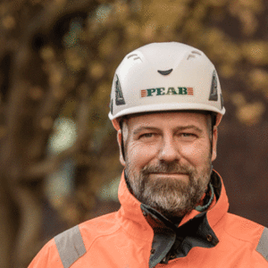 Johan Larsen, arbetschef, Peab Sverige