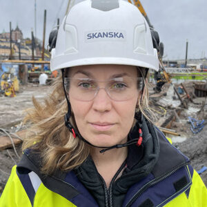 Marzena Burzec-Burzynska, projektchef på Skanska