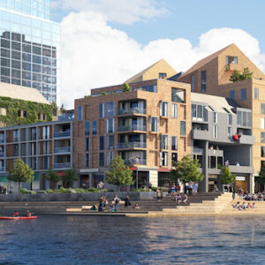 Så byggs halvön vid Masthuggskajen