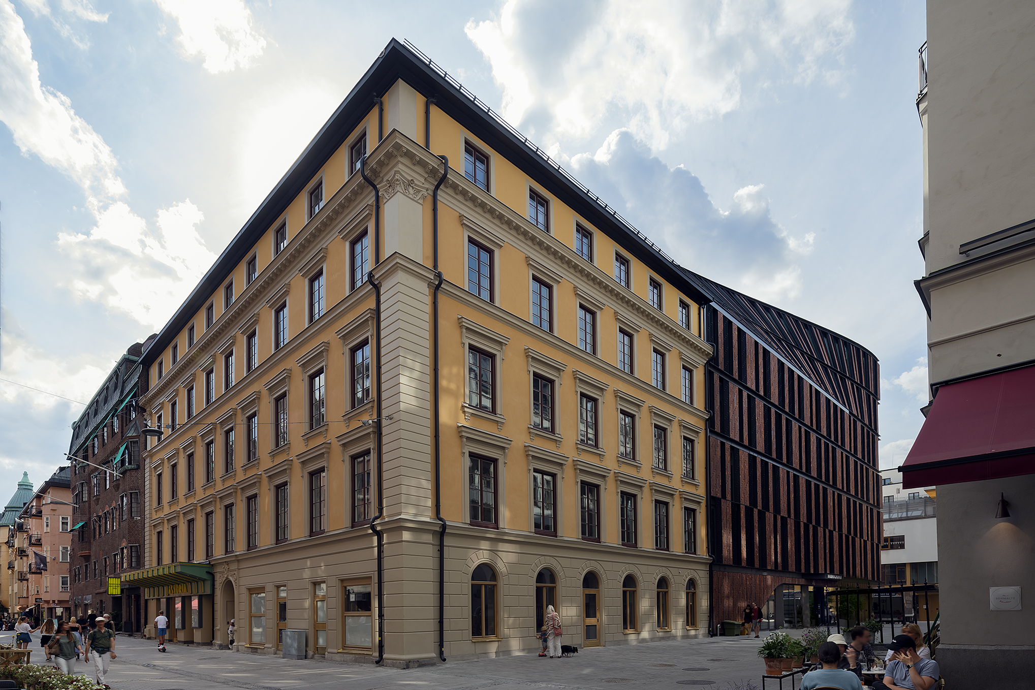 Gammalt möter nytt på Nybrogatan 17