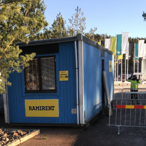 Erbjuder byggbodar för covid-vaccinering