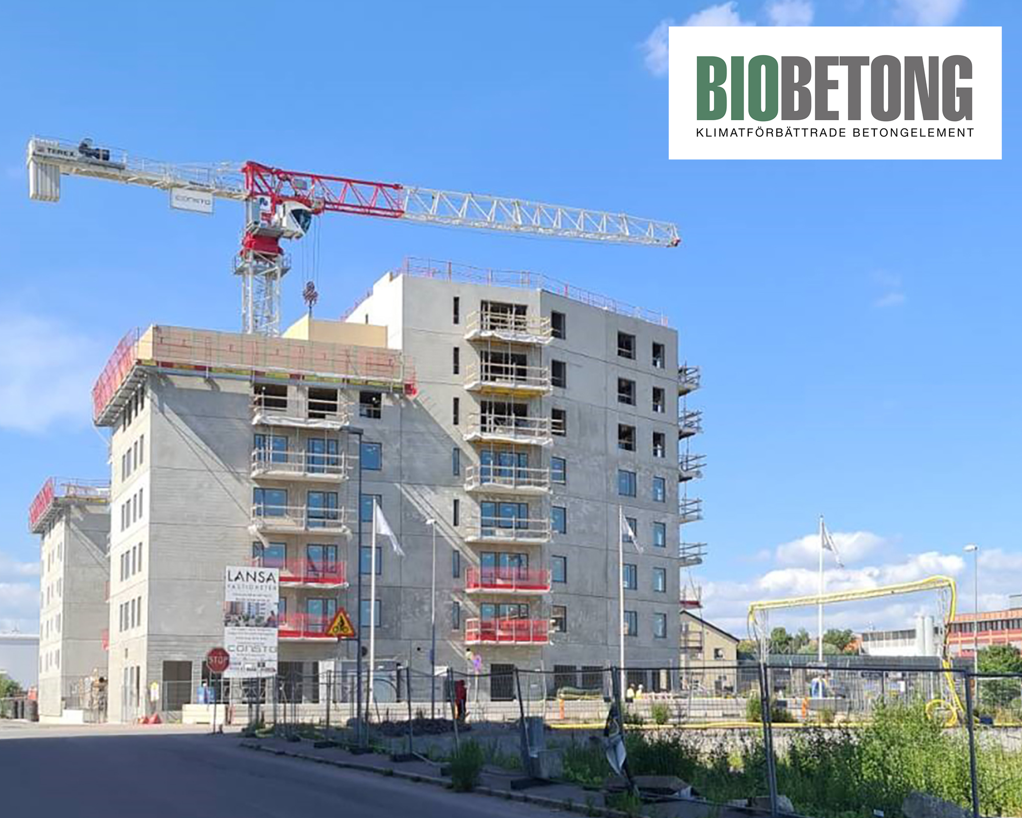 Lansa Fastigheter satsar på en stomme i Biobetong