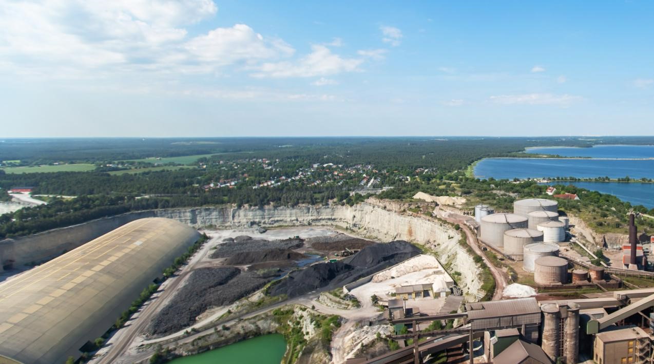 Stenbrottet i Slite har tystnat