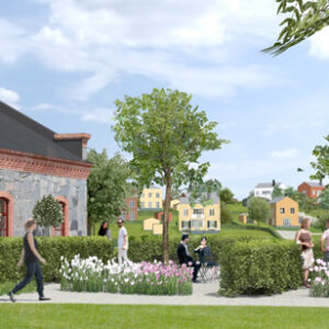 Bygger bostäder i slottsmiljö