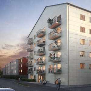 Tornstadens första bostadsprojekt för Balder
