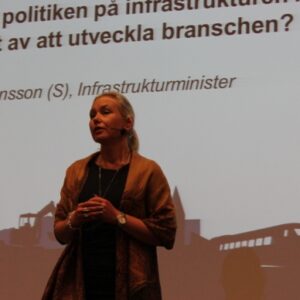 Ministern lyfte anläggningsbranschen