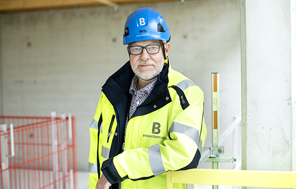 Berndt Jonsson, nationell arbetsmiljösamordnare på Byggföretagen.