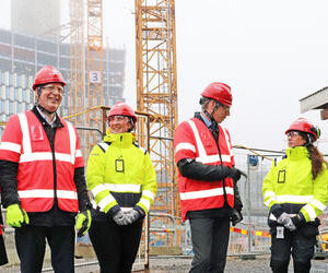 Första platsbesöket för ministern