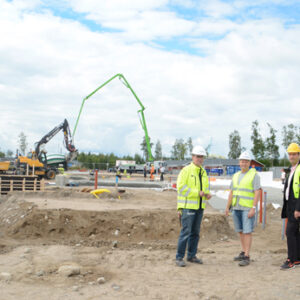 Här byggs Sveriges största passivhus-skola