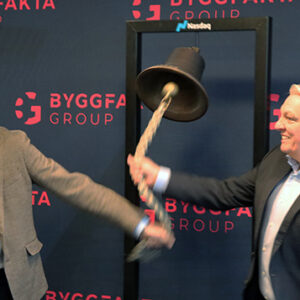 Stort intresse när Byggfakta tog steget in på börsen