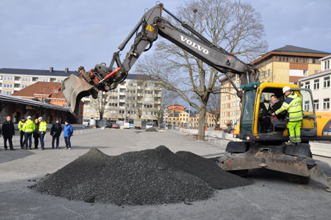 Bygget av Uppsalas nya kontorshus är igång