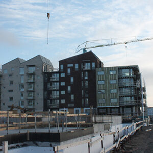 Bostadsbyggandet minskade med 14 procent i fjol