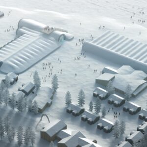 Solen kyler nya ishotellet