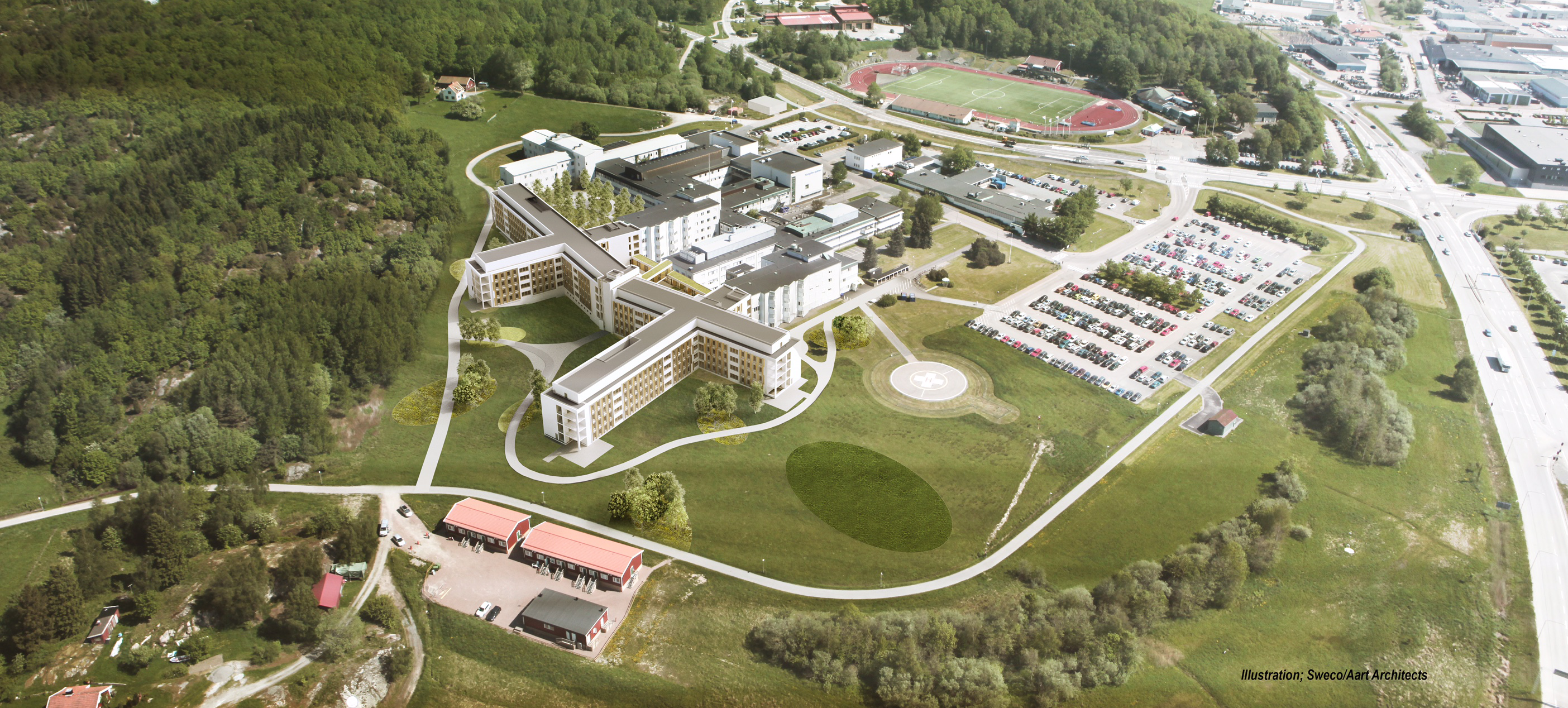 Skanska bygger nya Kungälvs sjukhus