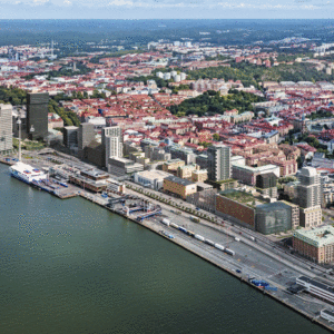 Fem byggaktörer skriver på avtal för nya stadsdelen i Göteborg