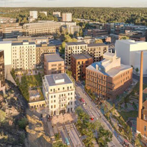 Nobelberget i Sickla växer