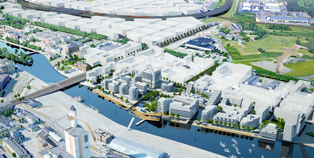 NCC ska bygga 700 meter lång kaj i nya stadsdelen