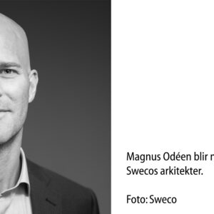 Han blir ny regionchef hos Swecos arkitekter