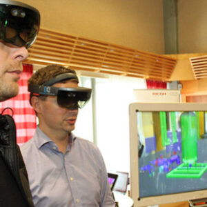 Cyberglasögon till hjälp på bygget