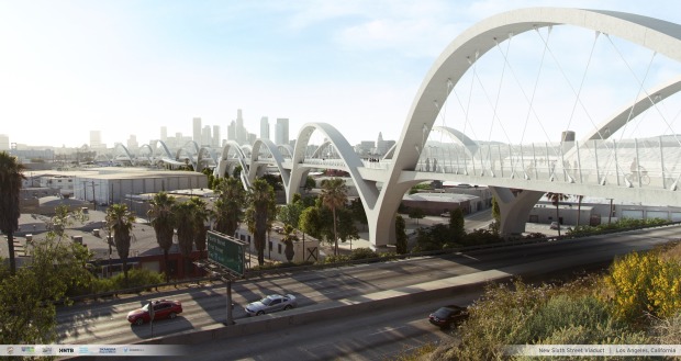 Skanska bygger nya Sixth Street Viaduct