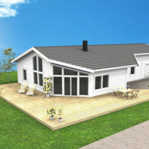 Villan i norrland drivs av solenergi