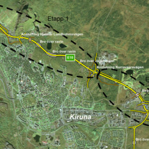 Byggandet av nya E10 i Kiruna har startat