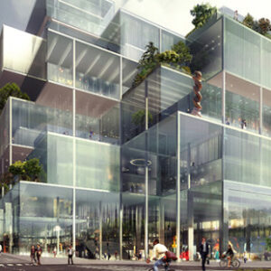 Mötesplats som sticker ut