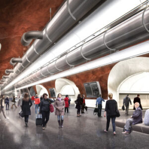 Sa ja till bussterminal vid Slussen