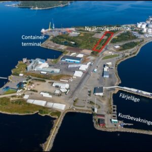 Bygger ut järnvägen inom Umeå Hamn