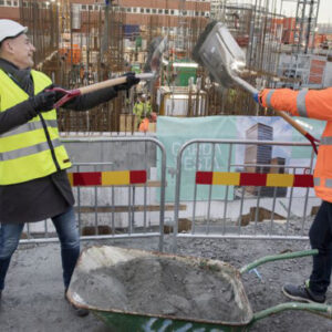 Spadtag för högsta kontorshuset