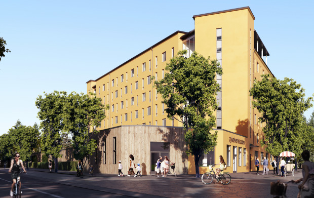 Byggstart för Riksbyggens första etapp i Täby Park