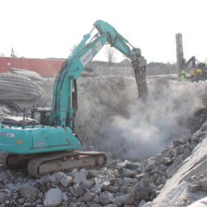 Här byggs första arbetstunneln för tunnelbanan