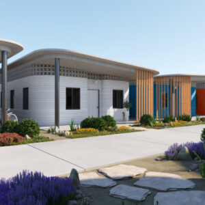 Världens första 3D-printade by