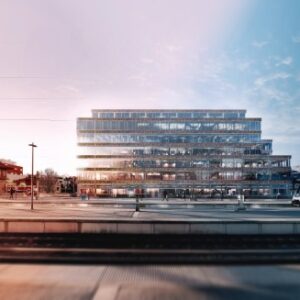 Bygger Sveriges största kontor med trästomme