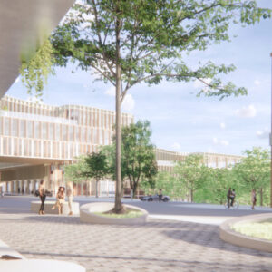 Stadskvarter byggs ovanpå tunnel