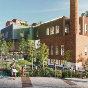 Den gamla panncentralen byggs om till förskola