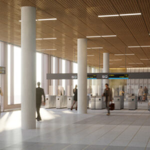 Veidekke anlägger grunden för nya stationen