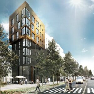 Hyllie Corner ett bostadshus som sticker ut