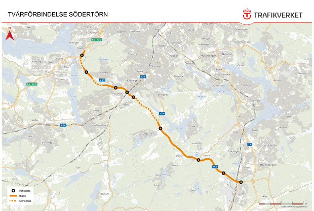 Klart för ny tvärförbindelse i Stockholm