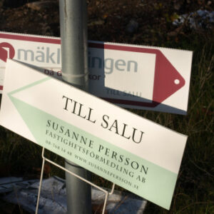 Prisnedgång på bostadsmarknaden