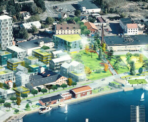 Nya stadsdelen växer fram