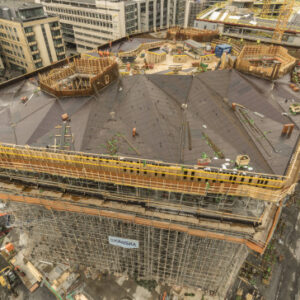 Utmanande betongtak utan räta vinklar