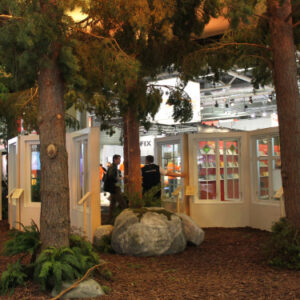 Tog med sig skogen till mässan