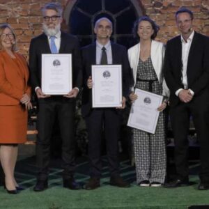 Tre pristagare delar på Sveriges största byggpris