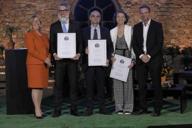 Tre pristagare delar på Sveriges största byggpris